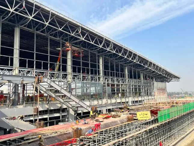Prefabricerat Light Steel Structure Train Station