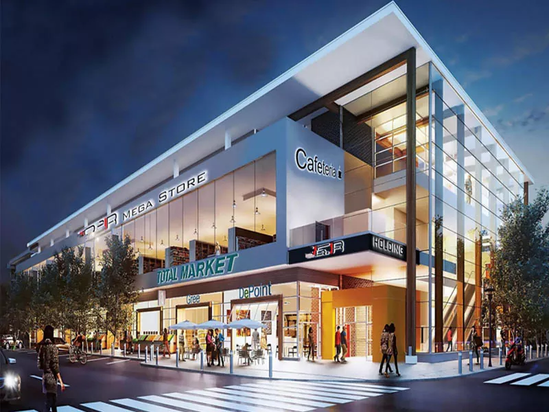 Stålram shoppinggalleria